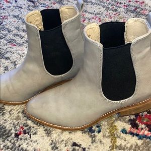 Tan booties